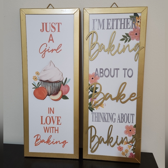 Baking Themed Metal Wall Hangings - Picture 1 of 7